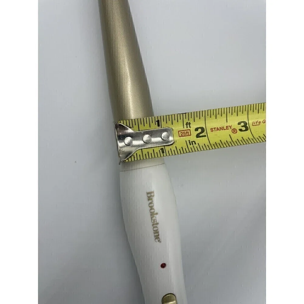 Brookstone glamour waves conical curling wand Iron 1”